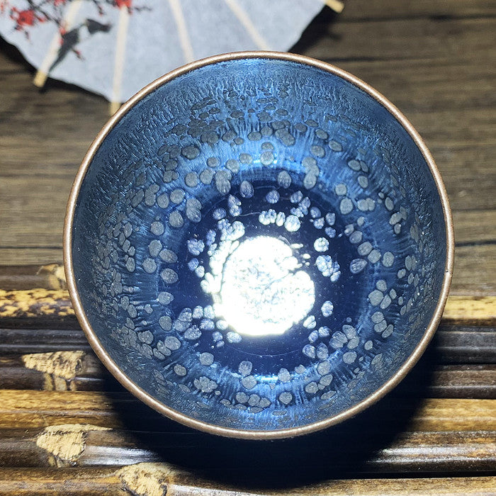 Master Collection---- Blue oil drop Teacup(M319)