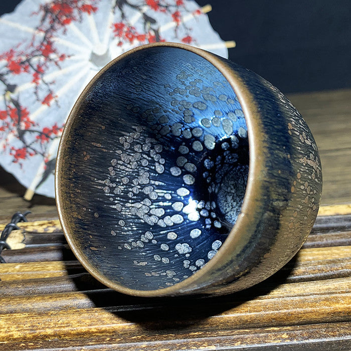 Master Collection---- Blue oil drop Teacup(M319)