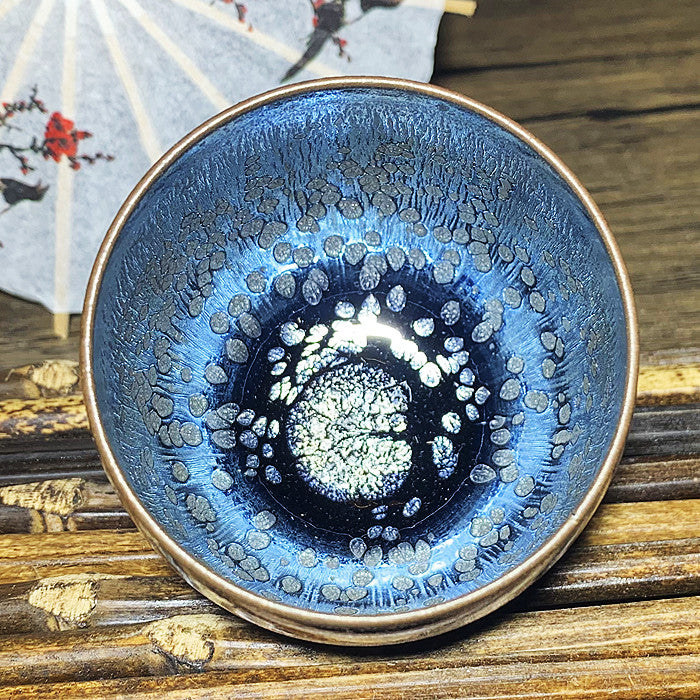 Master Collection---- Blue oil drop Teacup(M319)