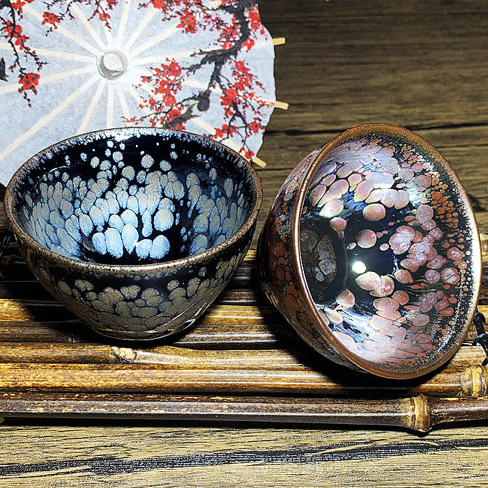 Master Collection----A pair of tea cups with high-end atmospheric oil drops Tea cup(M325)