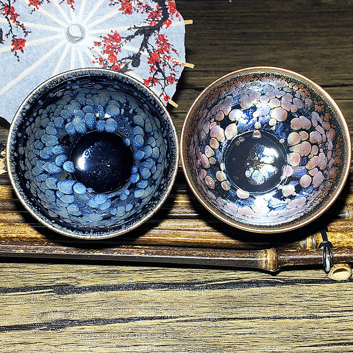 Master Collection----A pair of tea cups with high-end atmospheric oil drops Tea cup(M325)