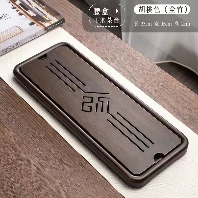 Different Shape and Color Bamboo Table Plate Tea Tray