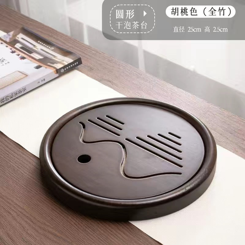 Different Shape and Color Bamboo Table Plate Tea Tray