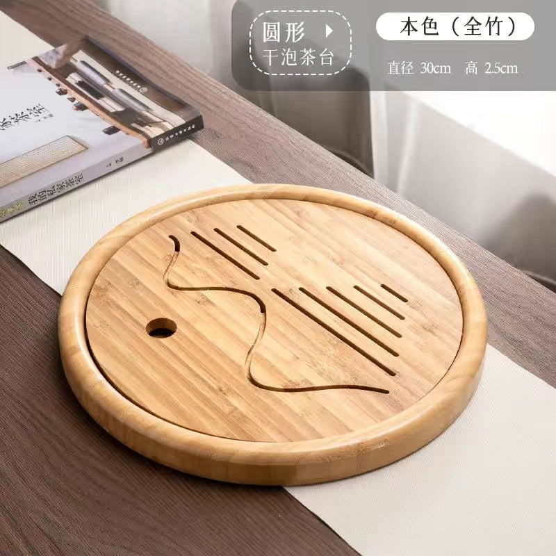 Different Shape and Color Bamboo Table Plate Tea Tray