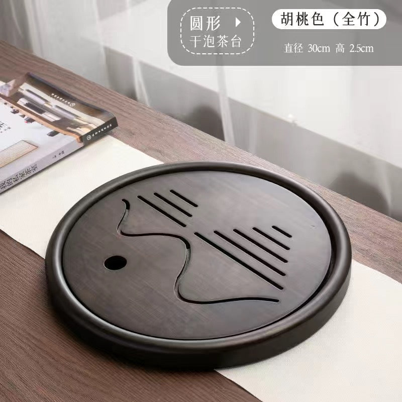 Different Shape and Color Bamboo Table Plate Tea Tray