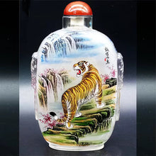 Load image into Gallery viewer, Inside painting-----Crystal inside-painted pots pure handmade collectible crafts ornaments
