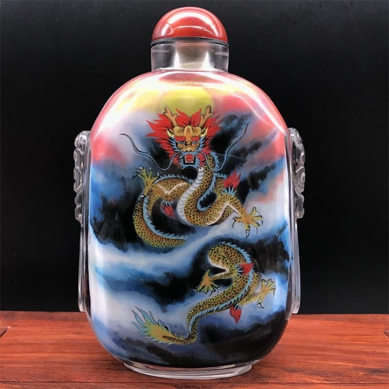 Inside painting----Pure hand-painted special non-heritage in-bottle painting ornaments