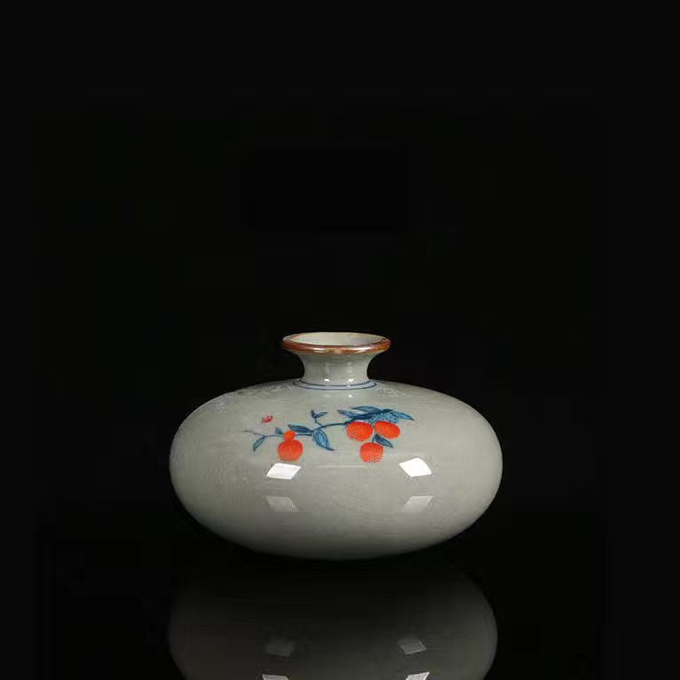 Mini Antique ceramic small vase