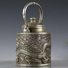 Load image into Gallery viewer, Bronze portable pot Single dragon Teapot
