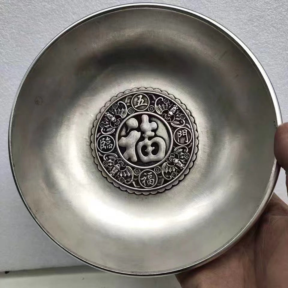 Antique silver bowl