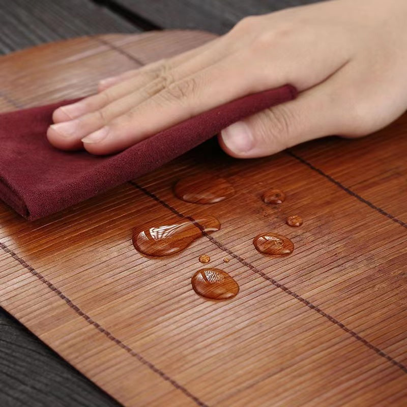 Bamboo mat table flag dry two-sided Tea mat