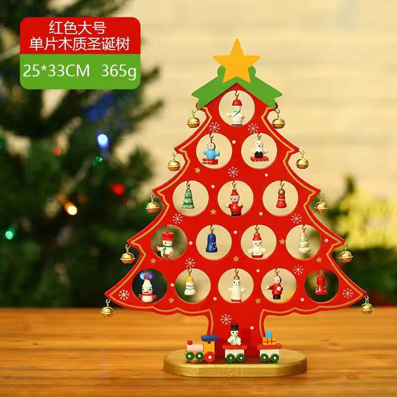 Christmas --- wooden Christmas tree