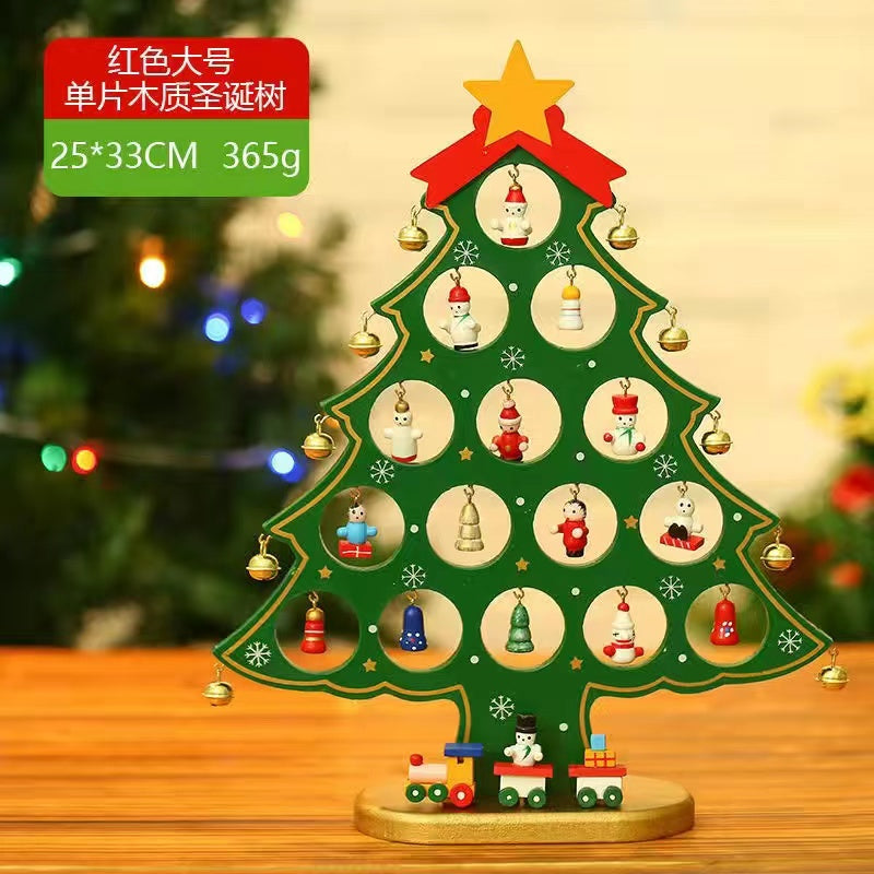 Christmas --- wooden Christmas tree