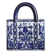 Load image into Gallery viewer, Vintage hand-painted blue and white ceramic packaging vase ornaments
