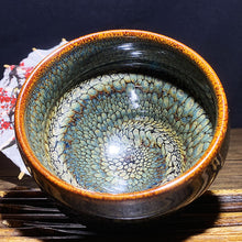 Load image into Gallery viewer, Master Collection----Dark green sleeping dragon Teacup  (M342)
