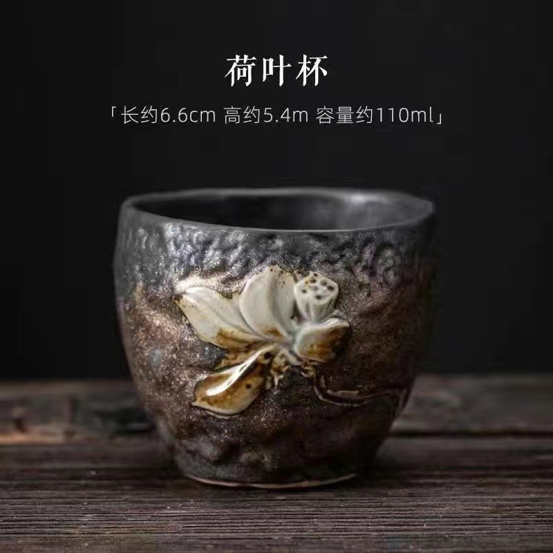 Gold plated ceramic Tea cup