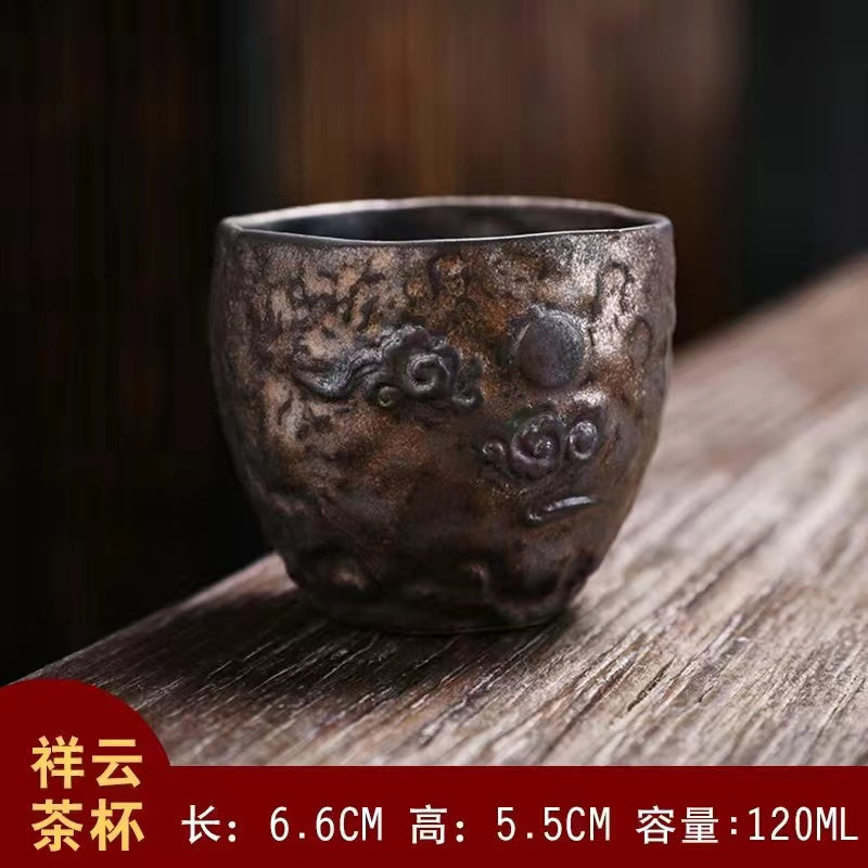 Gold plated ceramic Tea cup