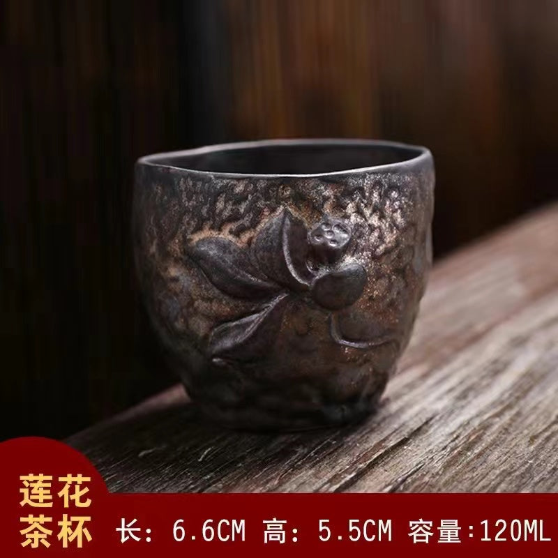 Gold plated ceramic Tea cup