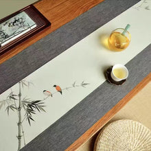 Load image into Gallery viewer, Hand painted waterproof tea mat/tea flag
