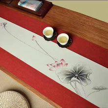 Load image into Gallery viewer, Hand painted waterproof tea mat/tea flag
