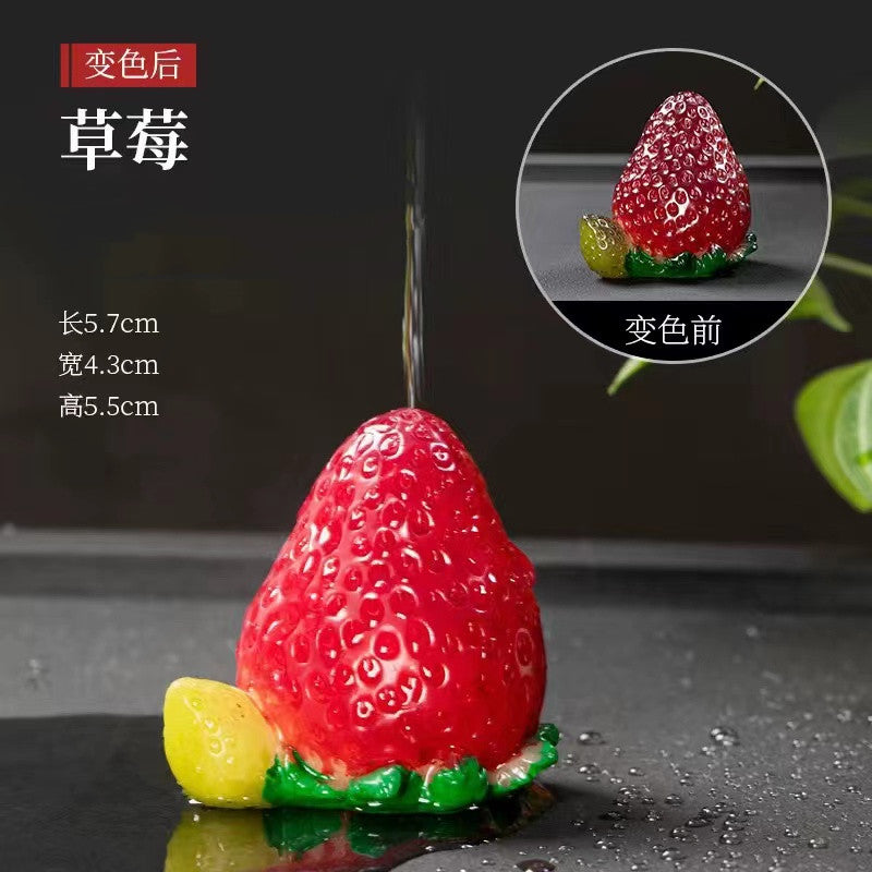 Color-changing fruits tea pets