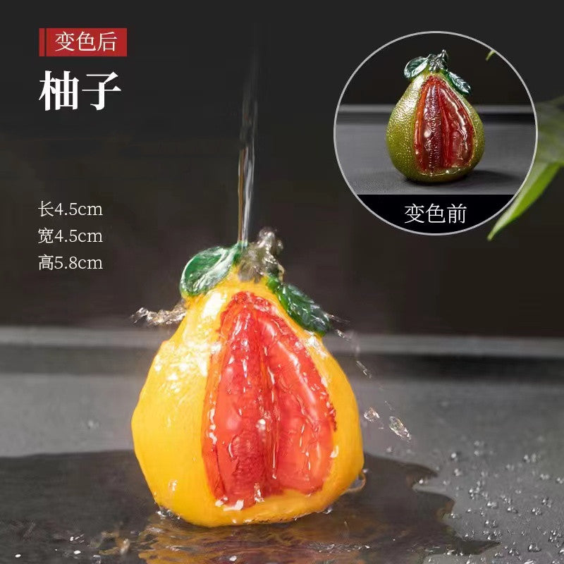 Color-changing fruits tea pets