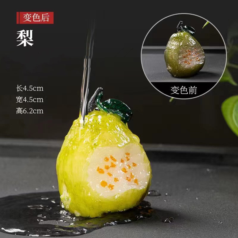 Color-changing fruits tea pets