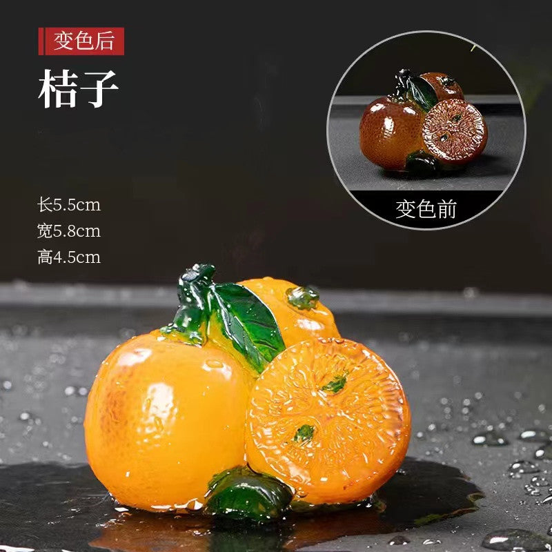 Color-changing fruits tea pets