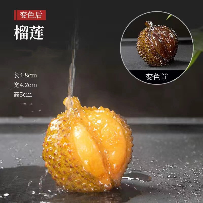 Color-changing fruits tea pets