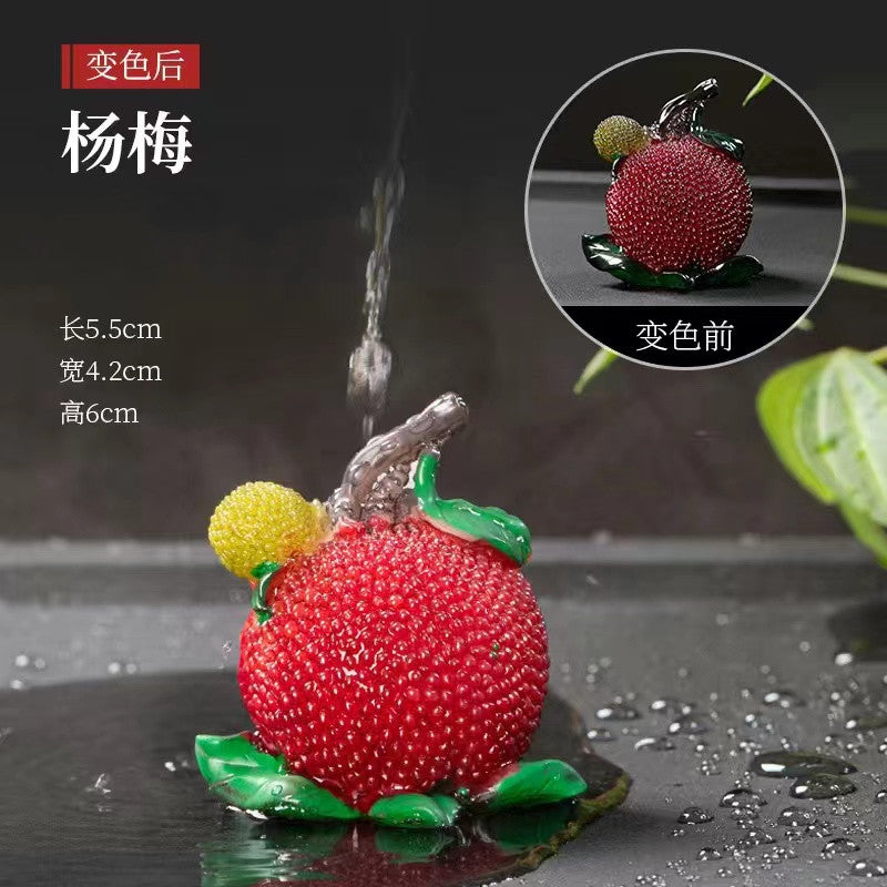 Color-changing fruits tea pets