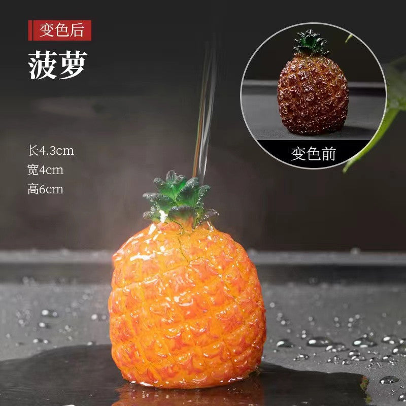 Color-changing fruits tea pets