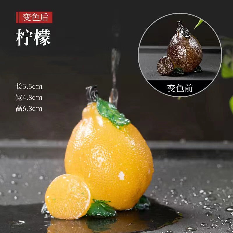 Color-changing fruits tea pets