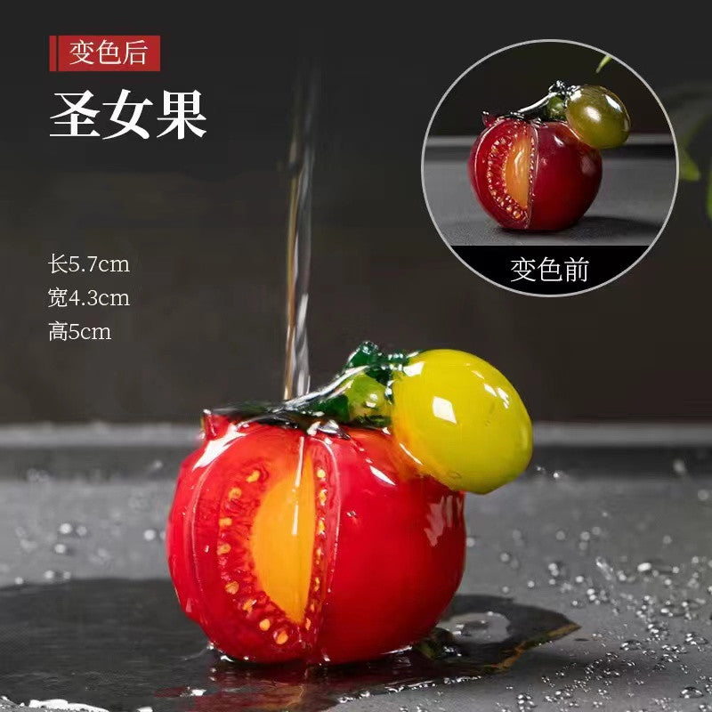 Color-changing fruits tea pets