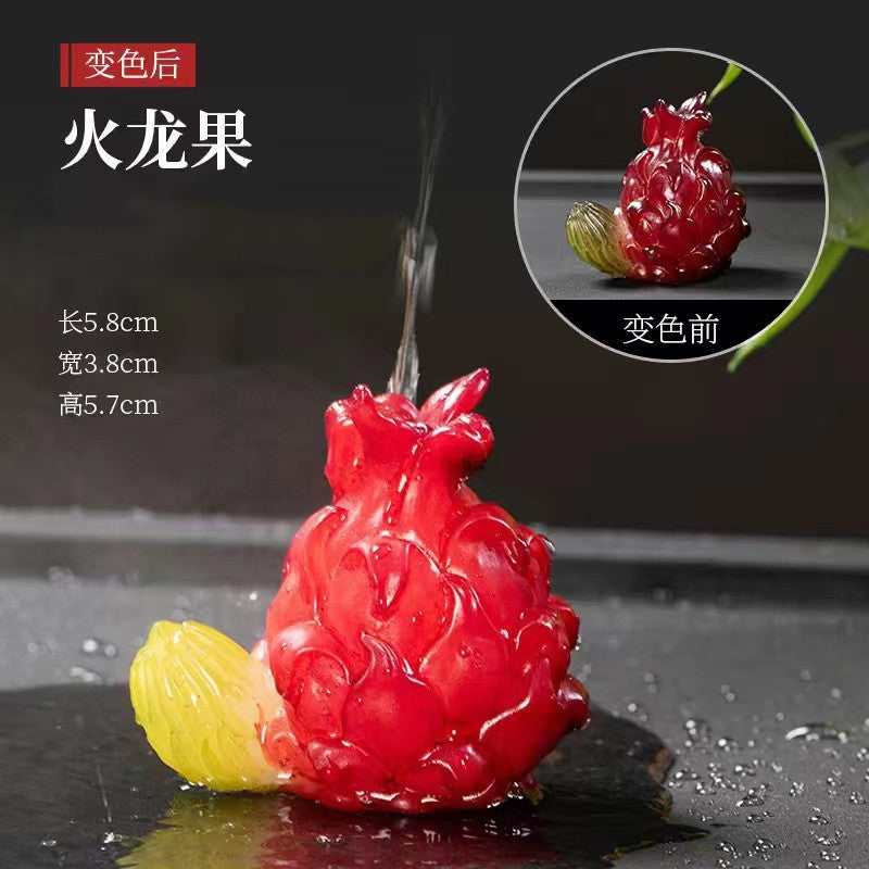 Color-changing fruits tea pets