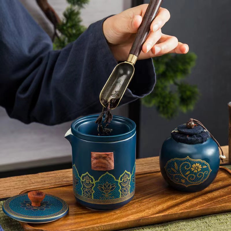 Ceramic portable outdoor tea art travel Tea set