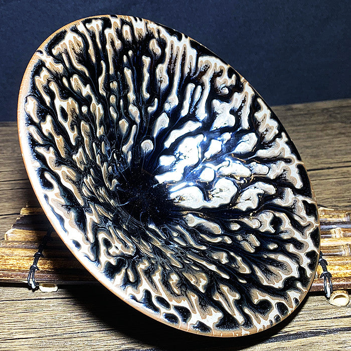 Master Collection---Treasures XXXXL Life Tree Black& Silver Bowl(M380)