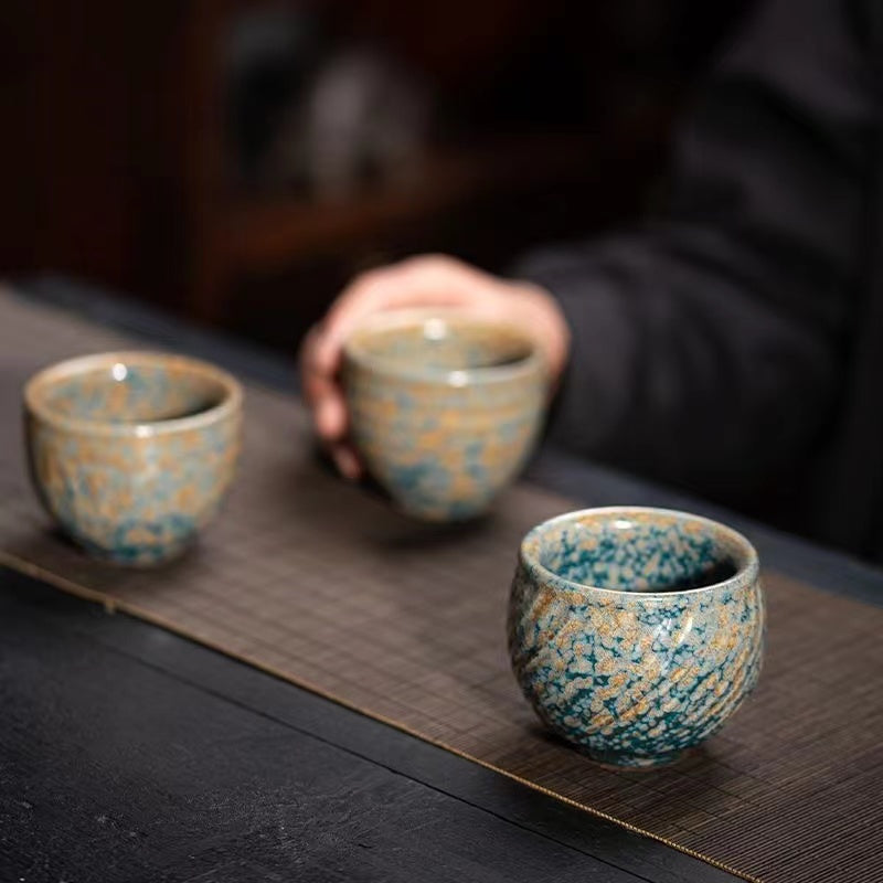 Blue Sky Eye Single Cup Ceramic Tea Cup