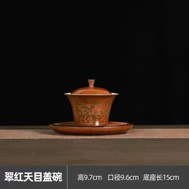 High temperature resistance of high-grade ceramic tea set Gaiwan