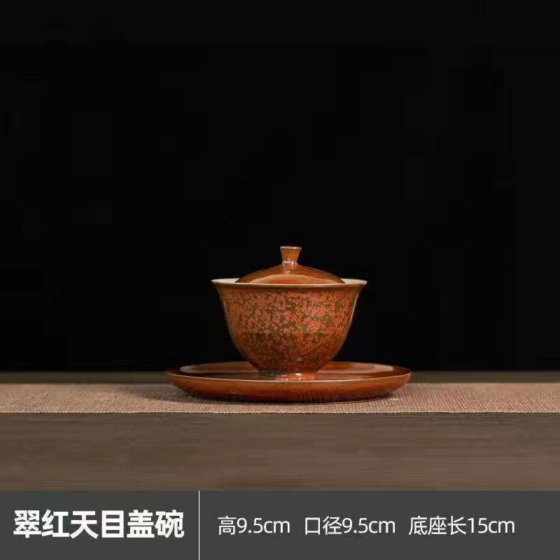 High temperature resistance of high-grade ceramic tea set Gaiwan