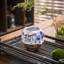 Load image into Gallery viewer, Zhiyeshao  Pure Handmade Ceramic Ru Kiln Sliced Tea Cup
