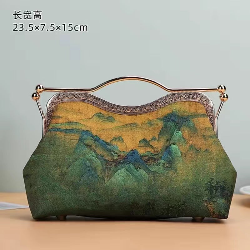 A Thousand Miles of Rivers and Mountains Handbag