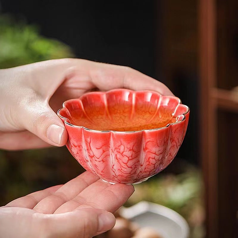 Atmospheric Iced Cracked Tea Cup