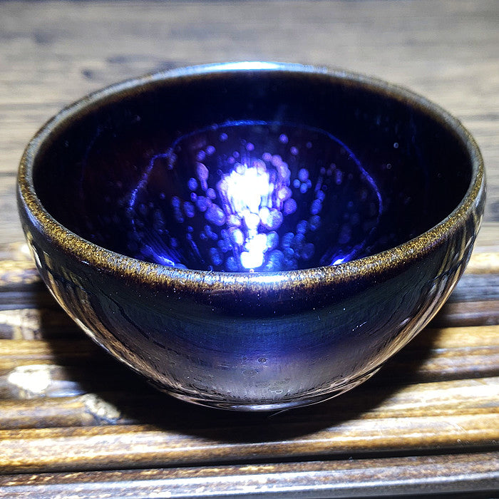 Master Collection--High end colorful divine stone Teacup(M389)