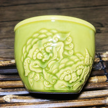 Load image into Gallery viewer, Master Collection-- High end Ge Yao Qilin Lion Handmade Tea Cup(M392)
