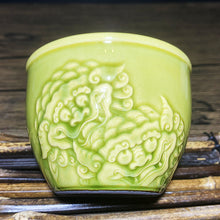 Load image into Gallery viewer, Master Collection-- High end Ge Yao Qilin Lion Handmade Tea Cup(M392)
