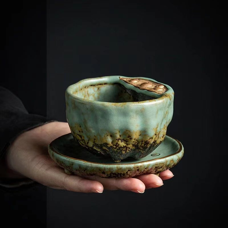 Coarse Pottery Kiln Tea Cup Retro Small Tea Cup