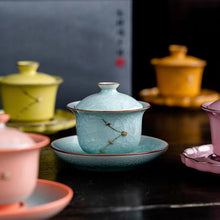 Load image into Gallery viewer, Ice split high-end cover bowl Gaiwan
