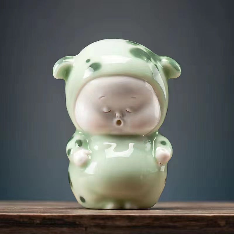 Creative ceramic censer Cute tea pet multifunctional accessories