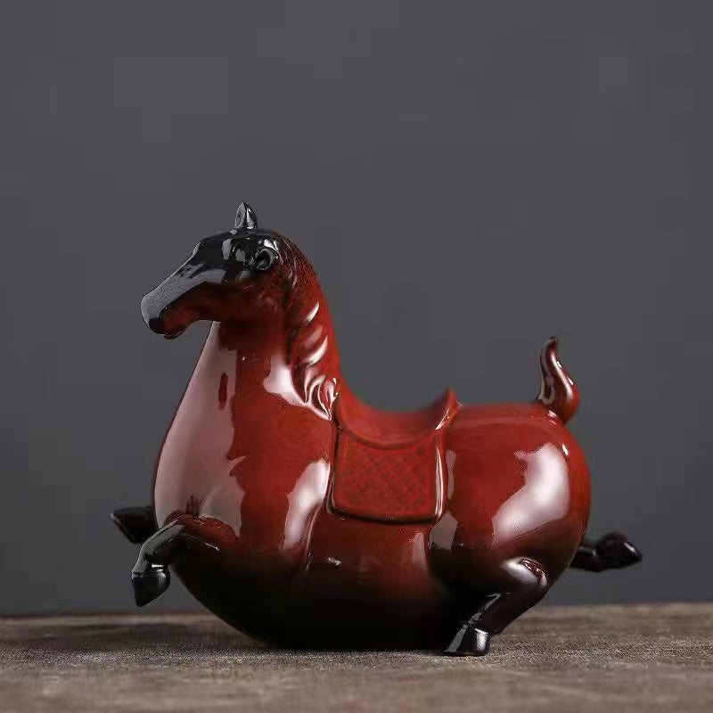 Creative Tea Pet Horse Tea of the Chinese Zodiac