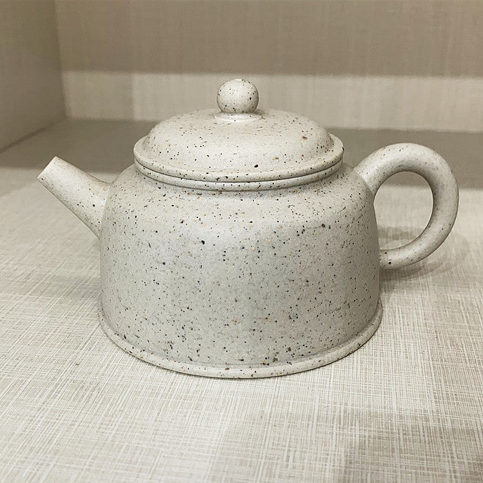 Master Collection-- Purple sand white Handmade Teapot (M403)